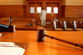 Gavel in Courtroom - Litigation Image
